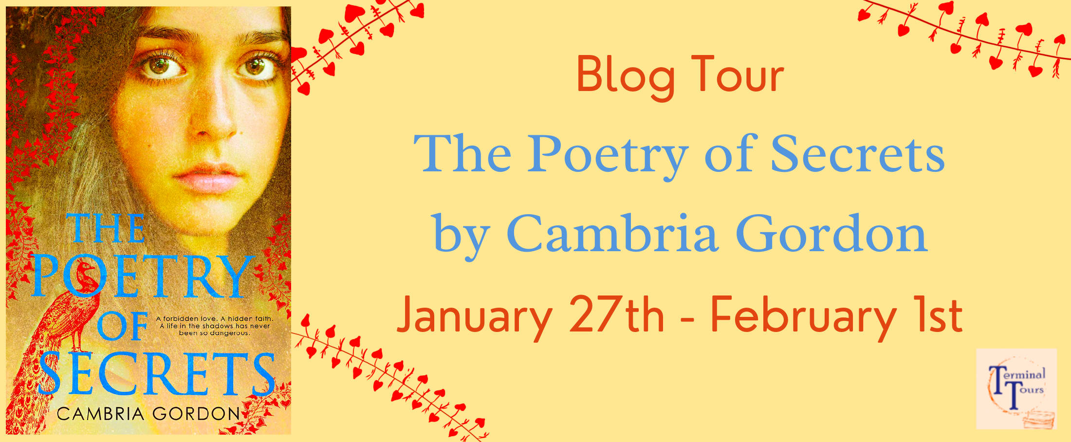 Blog Tour: The Poetry of Secrets by Cambria Gordon (Creative Post + Bookstagram!)